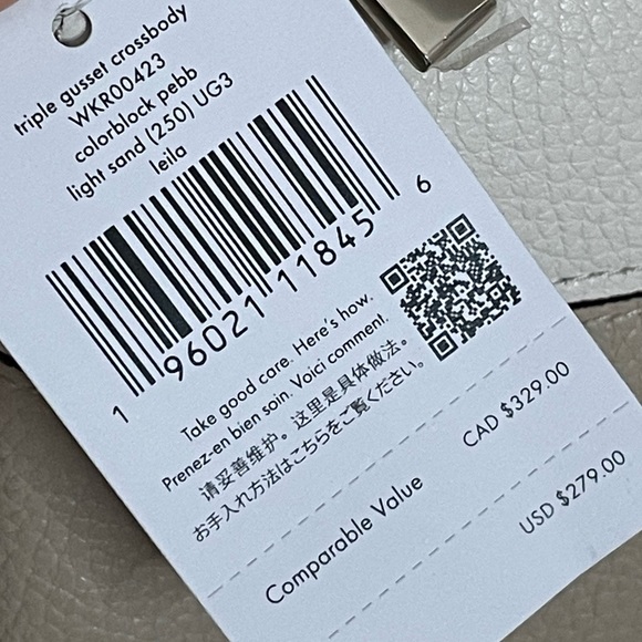 NWT Kate Spade Leila Triple Gusset Crossbody bag - Picture 10 of 12